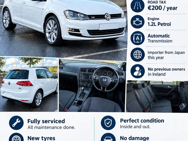 Volkswagen Golf Estate, Petrol, 2013, White