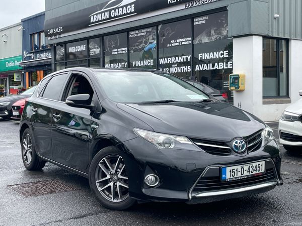 Toyota Auris Hatchback, Petrol Hybrid, 2015, Black