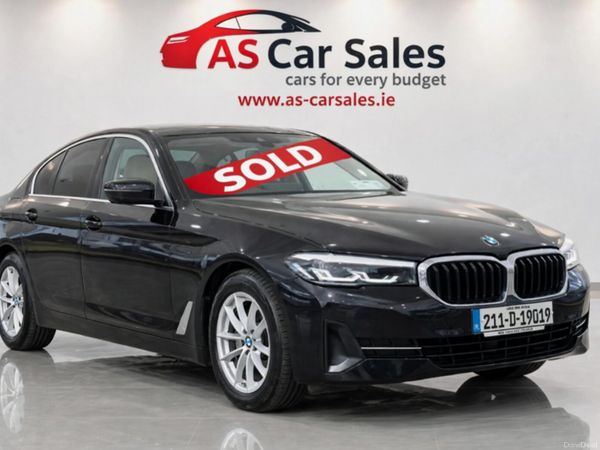 BMW 5-Series Saloon, Diesel, 2021, Black