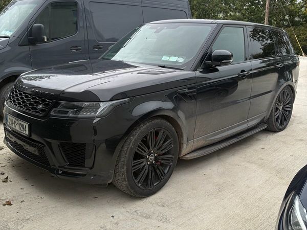 Land Rover Range Rover Sport SUV, Petrol Plug-in Hybrid, 2021, Black