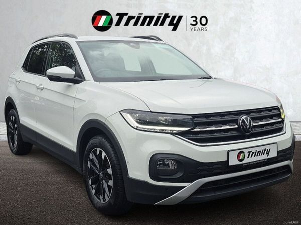Volkswagen T-Cross SUV, Petrol, 2023, White