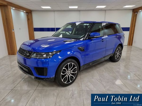 Land Rover Range Rover Sport SUV, Petrol Plug-in Hybrid, 2022, Blue