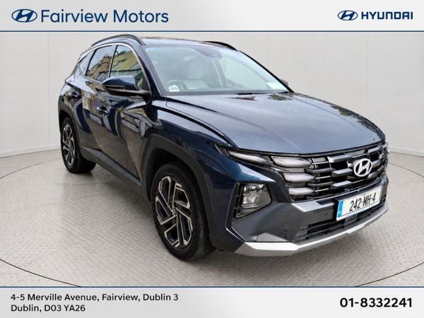 Hyundai Tucson SUV, Petrol Plug-in Hybrid, 2024, Blue