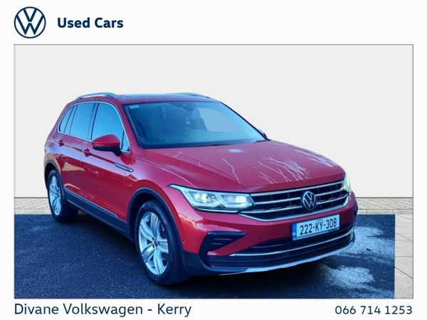 Volkswagen Tiguan SUV, Diesel, 2022, Red