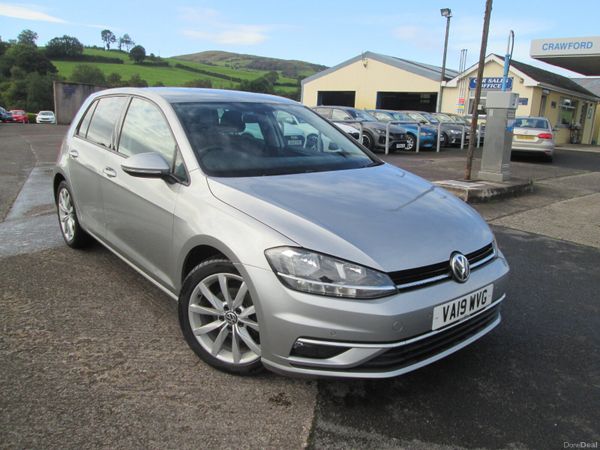 Volkswagen Golf Hatchback, Diesel, 2019, Silver