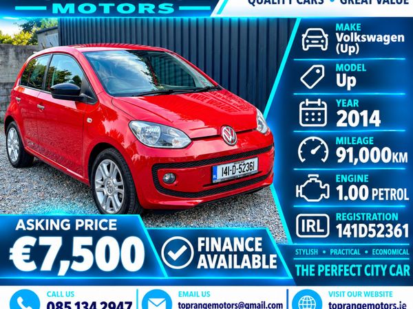 Volkswagen up! Hatchback, Petrol, 2014, Orange