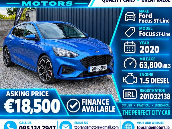 Ford Focus Hatchback, Diesel, 2020, Blue