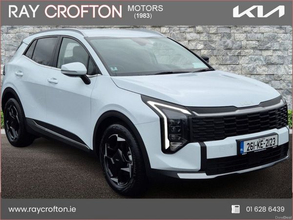 Kia Sportage SUV, Diesel Hybrid, 2026, White