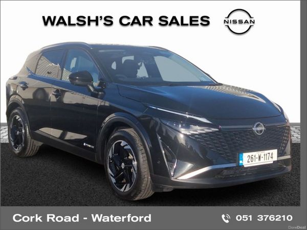 Nissan Qashqai SUV, Petrol Hybrid, 2026, Black