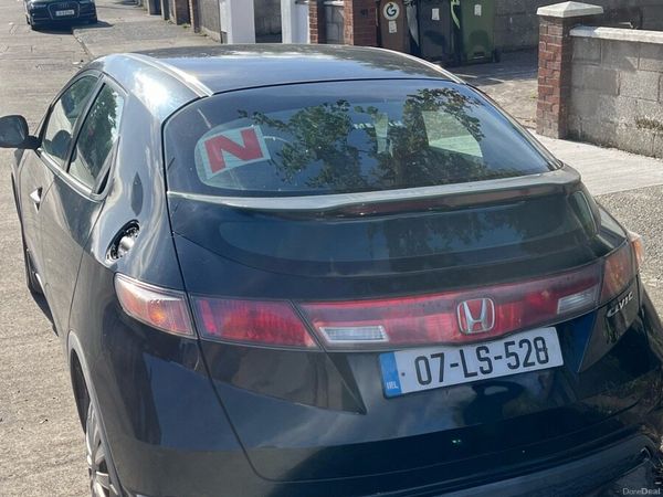 Honda Civic Hatchback, Petrol, 2007, Black
