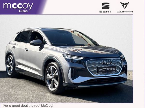 Audi Q4 e-tron SUV, Electric, 2024, Grey