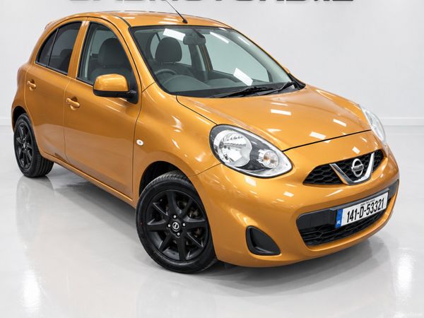 Nissan March Hatchback, Petrol, 2014, Orange