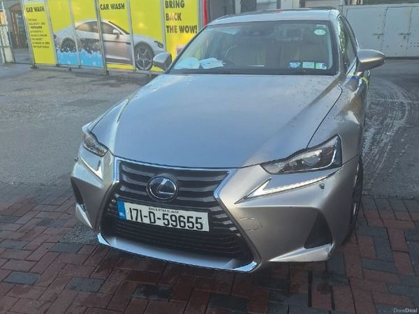 Lexus IS Saloon, Petrol Hybrid, 2017, Gold