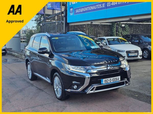 Mitsubishi Outlander Estate, Petrol Plug-in Hybrid, 2019, Black