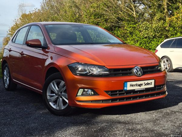 Volkswagen Polo Hatchback, Petrol, 2019, Orange