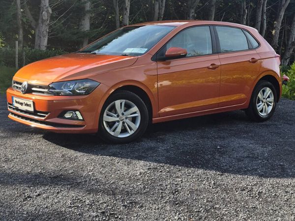 Volkswagen Polo Hatchback, Petrol, 2019, Orange