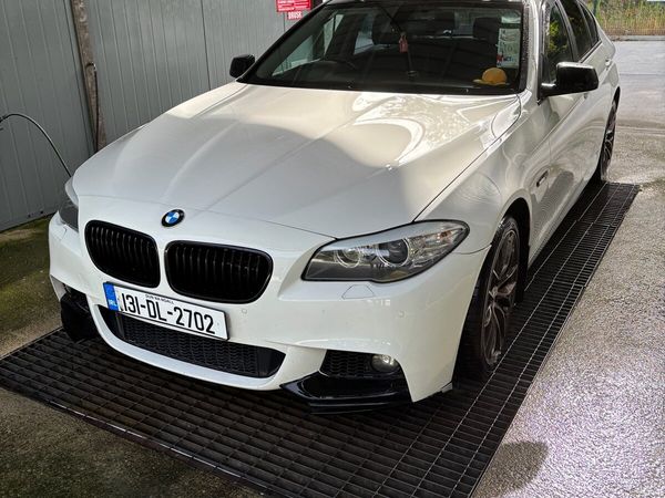 BMW 5-Series Saloon, Diesel, 2013, White