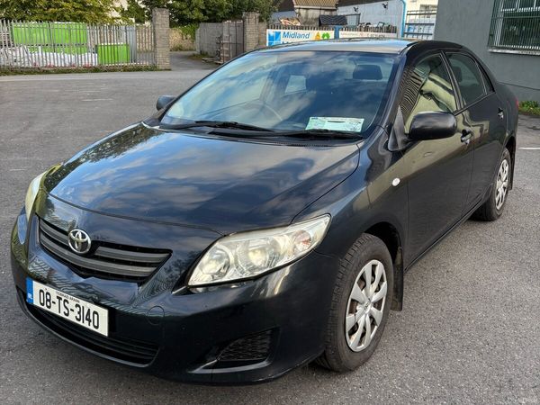 Toyota Corolla Saloon, Petrol, 2008, Black