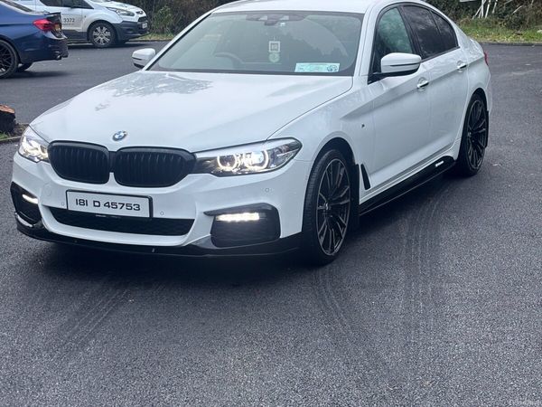 BMW 5-Series Saloon, Diesel, 2018, White