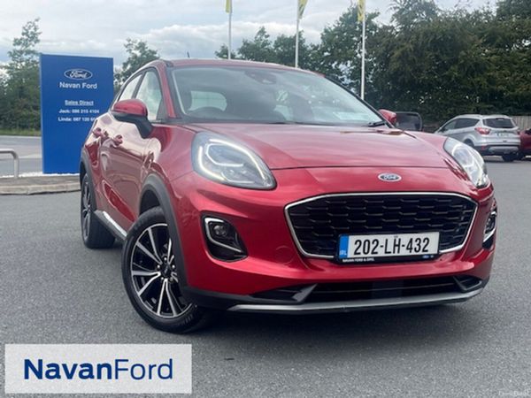 Ford Puma SUV, Petrol Hybrid, 2020, Red