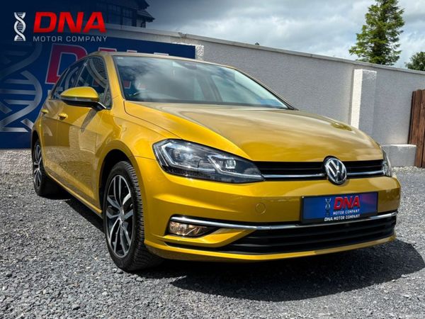 Volkswagen Golf Hatchback, Petrol, 2019, Yellow