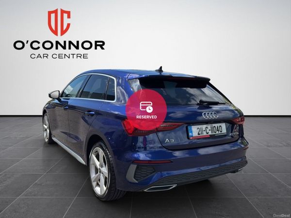 Audi A3 Hatchback, Petrol Plug-in Hybrid, 2021, Blue