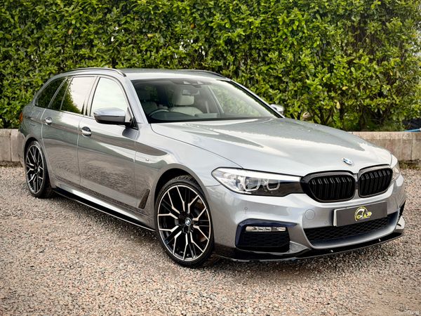 BMW 5-Series Estate, Diesel, 2017, Blue