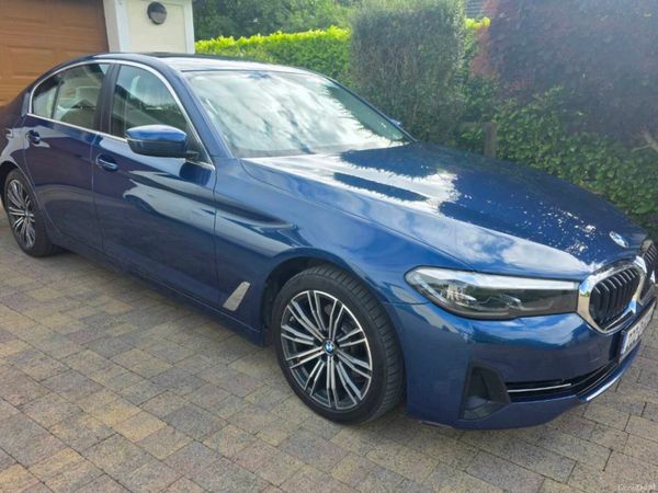 BMW 5-Series Saloon, Diesel, 2022, Blue