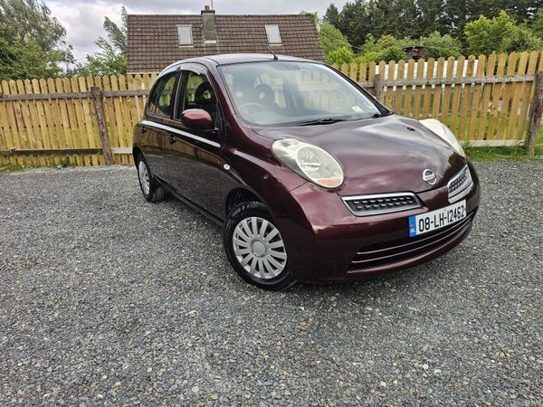 Nissan March Hatchback, Petrol, 2008, Red