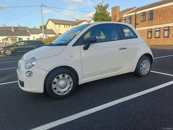 Fiat 500 Hatchback, Petrol, 2015, White