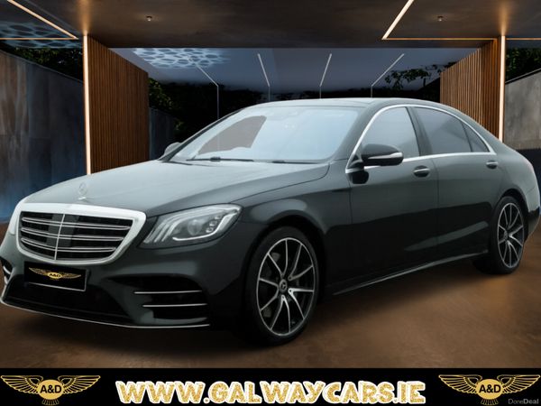 Mercedes-Benz S-Class Saloon, Petrol Hybrid, 2019, Black