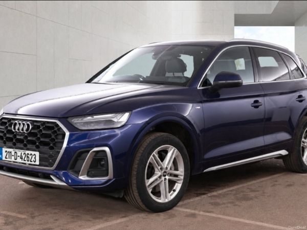 Audi Q5 SUV, Petrol Plug-in Hybrid, 2021, Blue