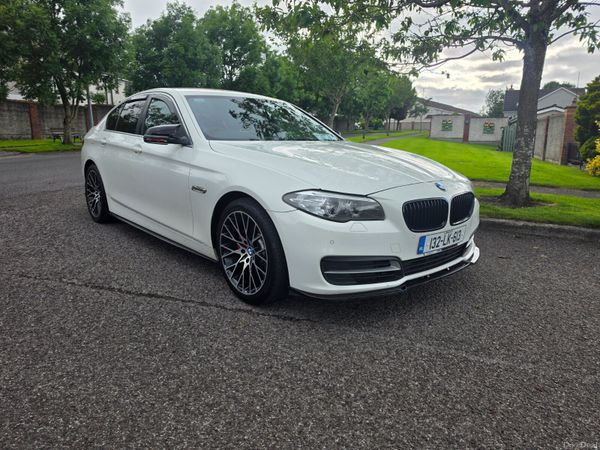 BMW 5-Series Saloon, Diesel, 2013, White