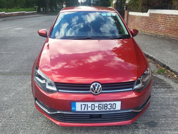Volkswagen Polo Hatchback, Petrol, 2017, Red