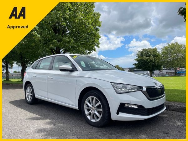 Skoda Scala Hatchback, Petrol, 2021, White