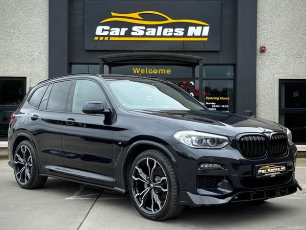 BMW X3 SUV, Diesel Hybrid, 2021, Black