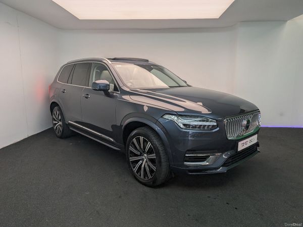 Volvo XC90 SUV, Petrol Plug-in Hybrid, 2021, Blue