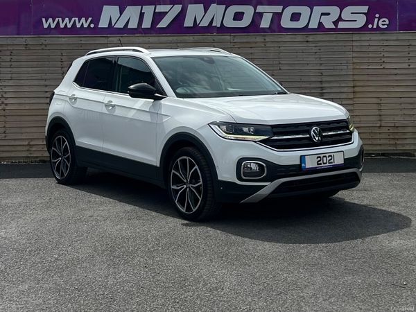 Volkswagen T-Cross SUV, Petrol, 2021, White