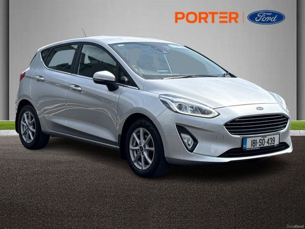 Ford Fiesta Hatchback, Petrol, 2018, Silver