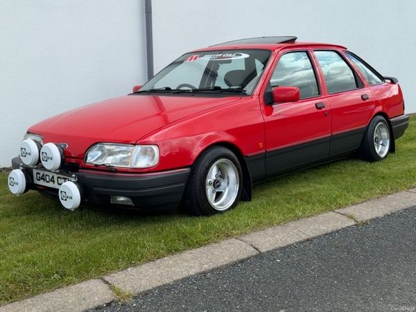 Ford Sierra Hatchback, Petrol, 1990, Red