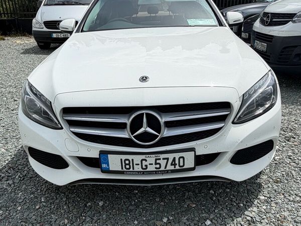 Mercedes-Benz C-Class Saloon, Petrol Plug-in Hybrid, 2018, White