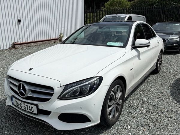 Mercedes-Benz C-Class Saloon, Petrol Plug-in Hybrid, 2018, White
