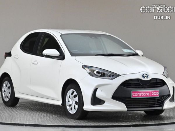 Toyota Yaris Hatchback, Petrol Hybrid, 2020, White