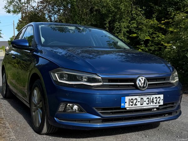 Volkswagen Polo Hatchback, Petrol, 2019, Blue