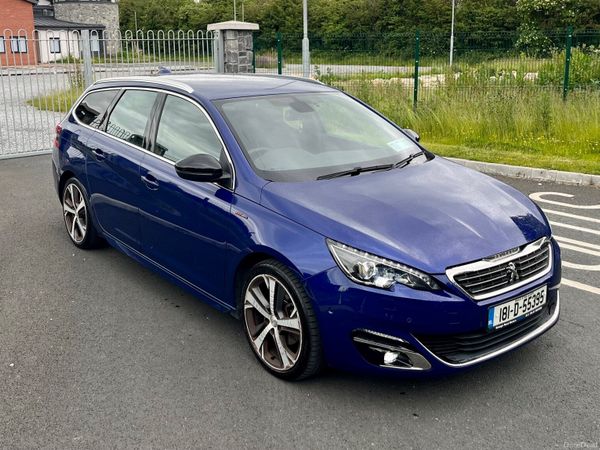 Peugeot 308 Estate, Petrol, 2018, Blue