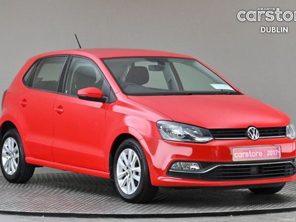 Volkswagen Polo Hatchback, Petrol, 2021, Red