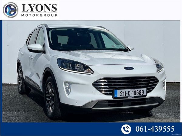 Ford Kuga SUV, Petrol Hybrid, 2021, White