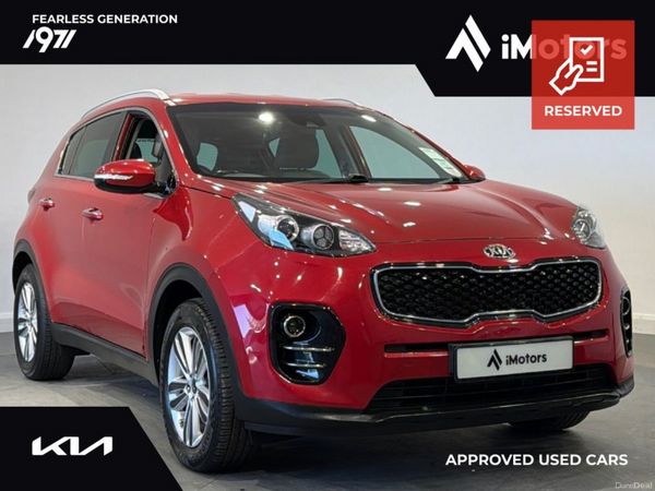 Kia Sportage SUV, Diesel, 2017, Red