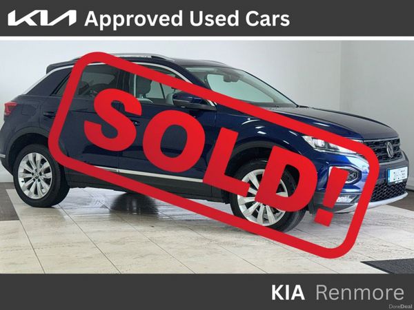 Volkswagen T-Roc Estate, Petrol, 2021, Blue