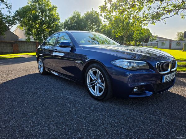 BMW 5-Series Saloon, Diesel, 2015, Blue